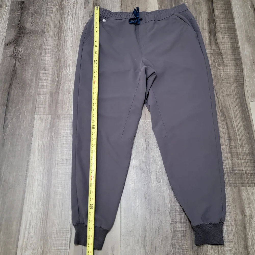 Figs Gray Jogger Sweatpants with Tapered Legs